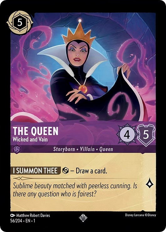 Image for The Queen - Wicked and Vain (56/204) (The First Chapter) - Disney Lorcana
