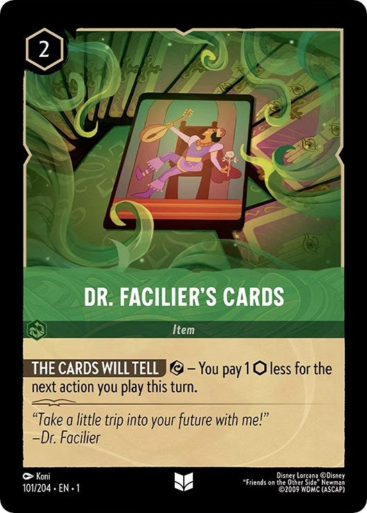 Image for Dr. Facilier's Cards (101/204) (The First Chapter) - Disney Lorcana