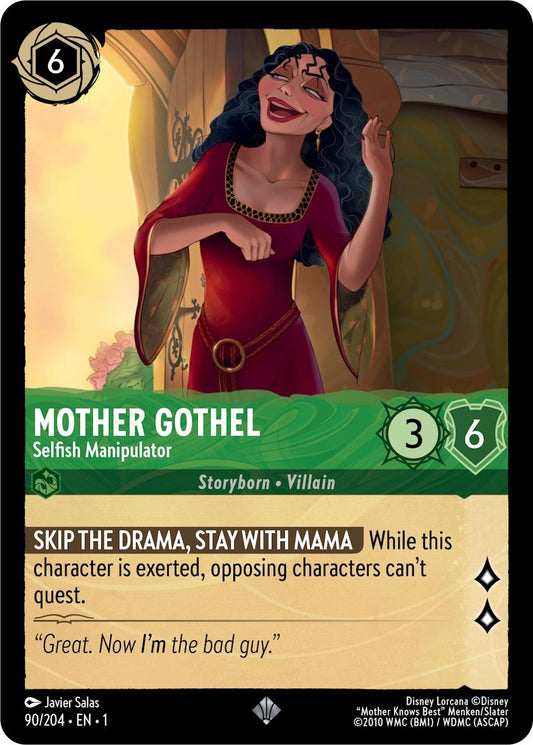 Image for Mother Gothel - Selfish Manipulator (90/204) (The First Chapter) - Disney Lorcana