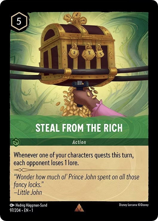 Image for Steal From The Rich (97/204) (The First Chapter) - Disney Lorcana