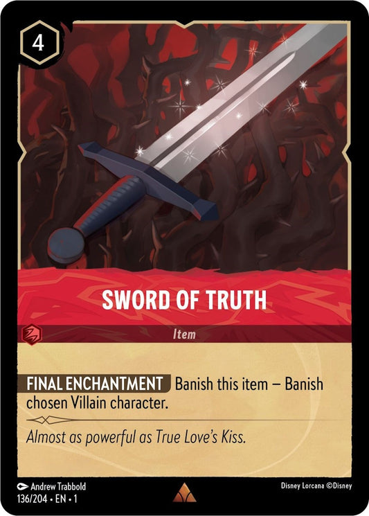 Image for Sword of Truth (136/204) (The First Chapter) - Disney Lorcana