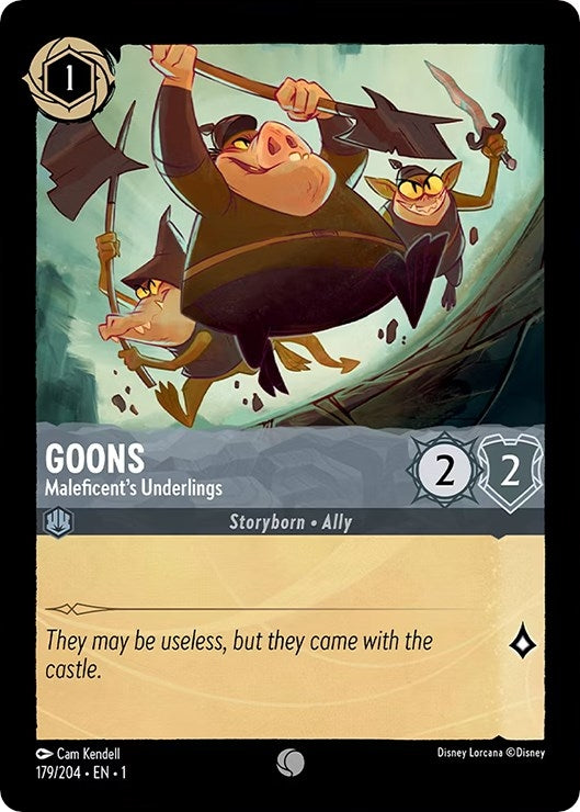 Image for Goons - Maleficent's Underlings (179/204) (The First Chapter) - Disney Lorcana