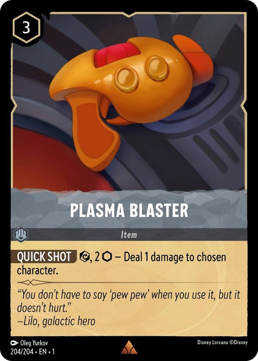 Image for Plasma Blaster (204/204) (The First Chapter) - Disney Lorcana