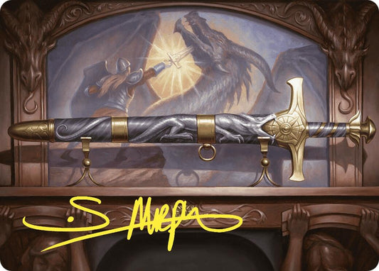 Image for Ancestral Blade Art Card (Gold-Stamped Signature) (1) (Art Series: Commander Masters) - Magic: The Gathering