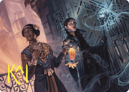 Image for Bribery Art Card (Gold-Stamped Signature) (6) (Art Series: Commander Masters) - Magic: The Gathering