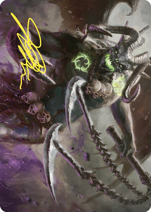 Image for Archfiend of Despair Art Card (Gold-Stamped Signature) (12) (Art Series: Commander Masters) - Magic: The Gathering