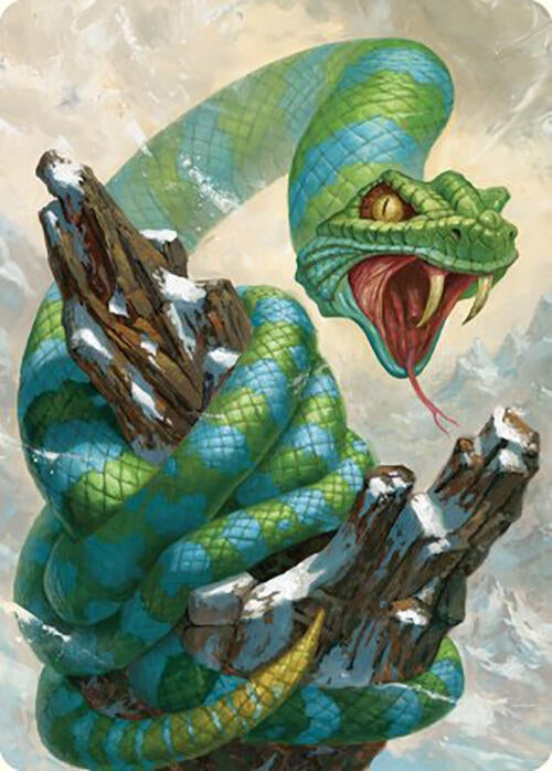 Image for Ohran Frostfang Art Card (42) (Art Series: Commander Masters) - Magic: The Gathering