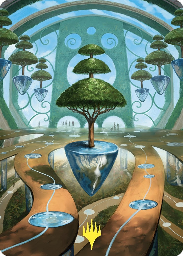 Image for Rejuvenating Springs Art Card (Gold-Stamped) (48) (Art Series: Commander Masters) - Magic: The Gathering