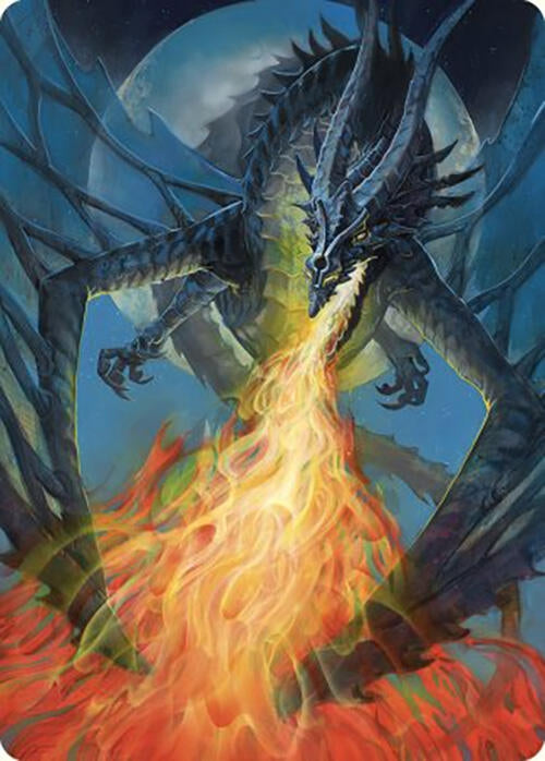 Image for Balefire Dragon Art Card (65) (Art Series: Commander Masters) - Magic: The Gathering