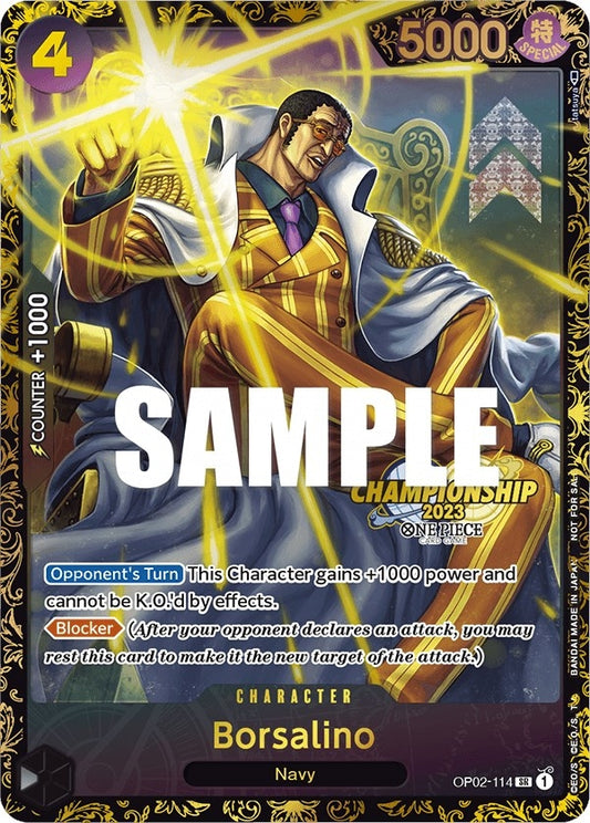 Image for Borsalino (Championship 2023) (OP02-114) (One Piece Promotion Cards) - One Piece Card Game