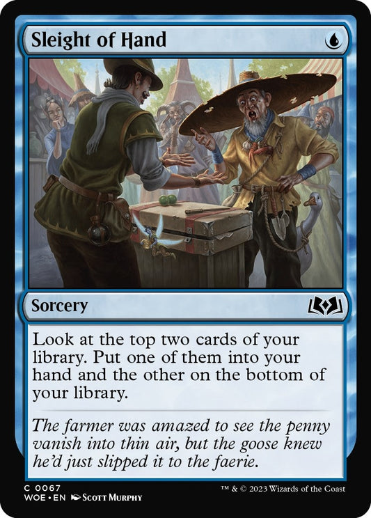 Image for Sleight of Hand (67) (Wilds of Eldraine) - Magic: The Gathering