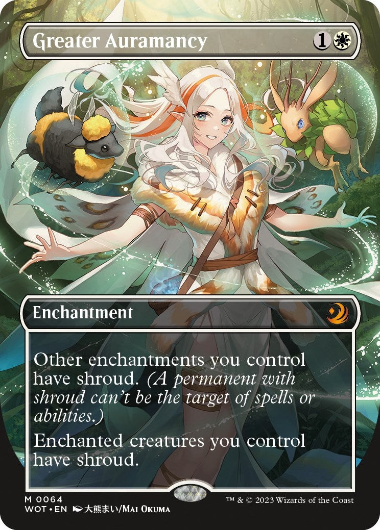 Image for Greater Auramancy (Anime Borderless) (64) (Wilds of Eldraine: Enchanting Tales) - Magic: The Gathering