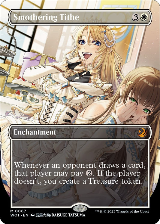 Image for Smothering Tithe (Anime Borderless) (67) (Wilds of Eldraine: Enchanting Tales) - Magic: The Gathering