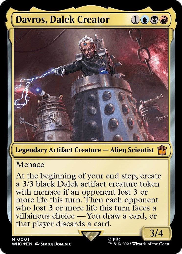 Image for Davros, Dalek Creator (1) (Universes Beyond: Doctor Who) - Magic: The Gathering