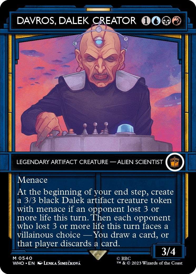 Image for Davros, Dalek Creator (Showcase) (540) (Universes Beyond: Doctor Who) - Magic: The Gathering