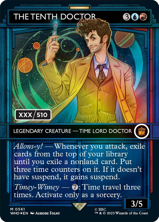 Image for The Tenth Doctor (Serial Numbered) (561) (Universes Beyond: Doctor Who) - Magic: The Gathering