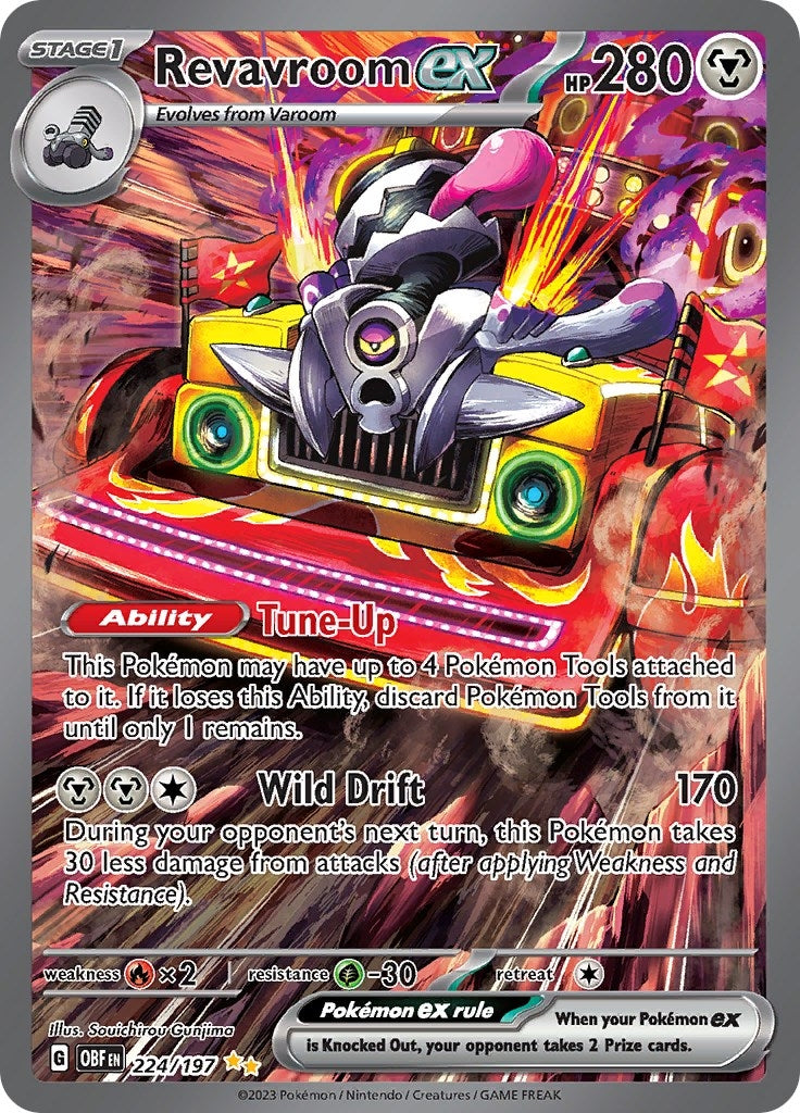 Image for Revavroom ex (224/197) (SV03: Obsidian Flames) - Pokemon