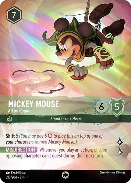 Image for Mickey Mouse - Artful Rogue (Enchanted) (210/204) (The First Chapter) - Disney Lorcana