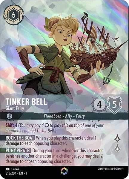 Image for Tinker Bell - Giant Fairy (Enchanted) (216/204) (The First Chapter) - Disney Lorcana