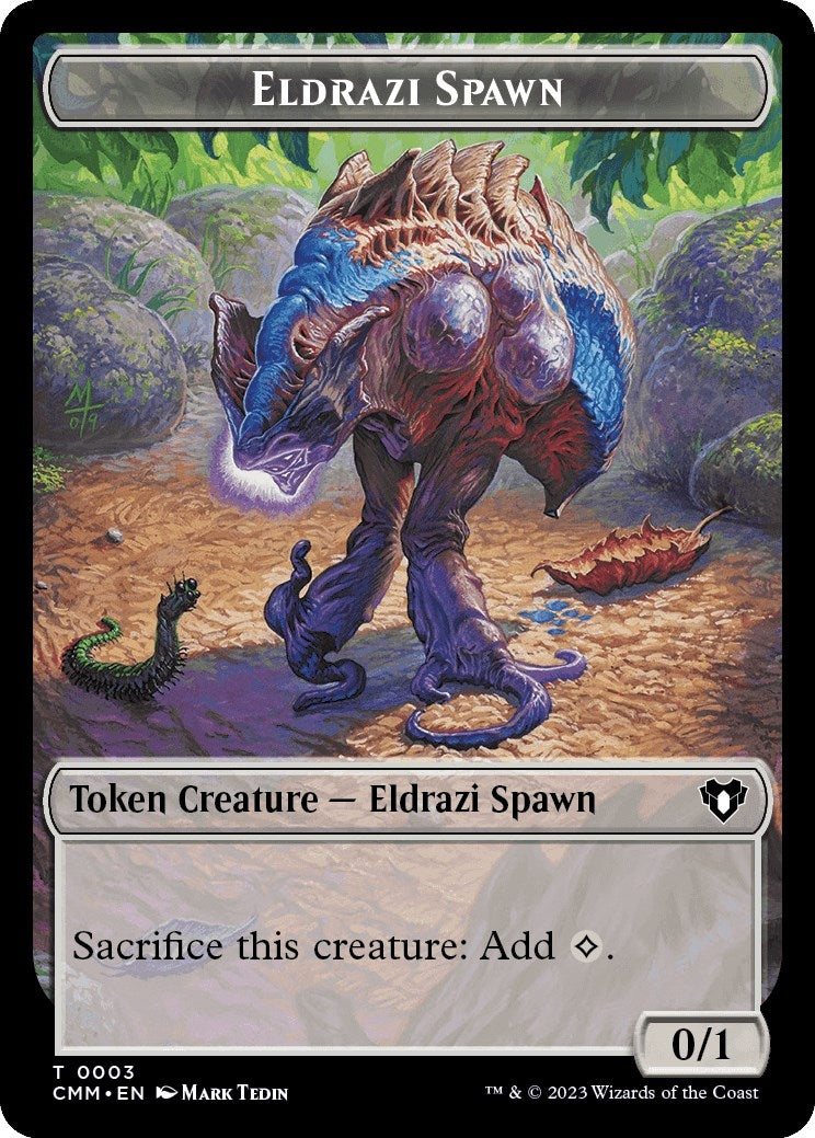 Image for Eldrazi Spawn // Thrull Double-Sided Token (3 // 18) (Commander Masters) - Magic: The Gathering