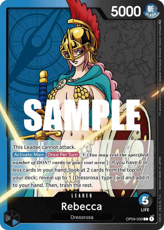 Image for Rebecca (039) (OP04-039) (Kingdoms of Intrigue) - One Piece Card Game
