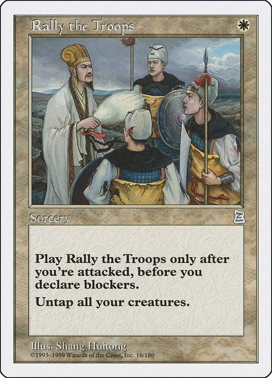 Image for Rally the Troops (16) (Portal Three Kingdoms) - Magic: The Gathering