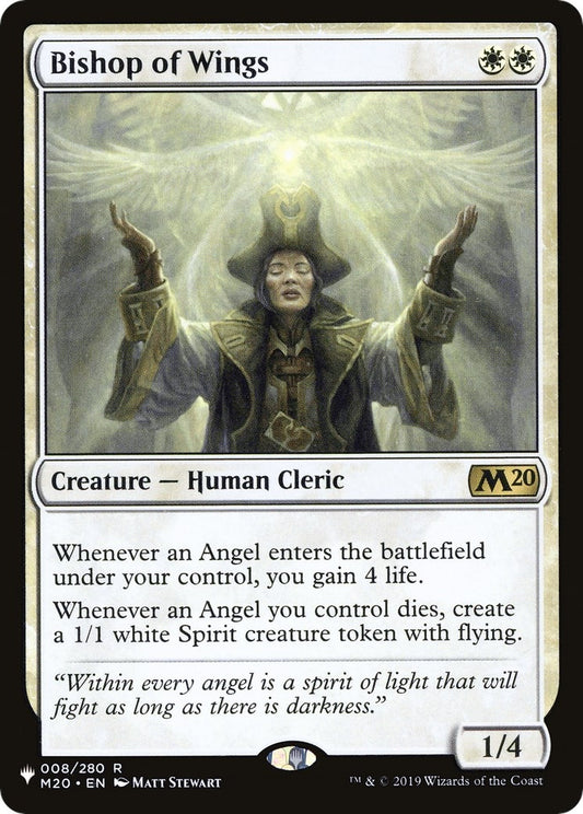 Image for Bishop of Wings (8) (The List Reprints) - Magic: The Gathering