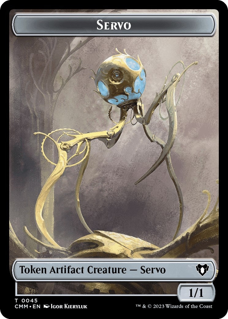 Image for Servo // Elephant Double-Sided Token (45 // 31) (Commander Masters) - Magic: The Gathering