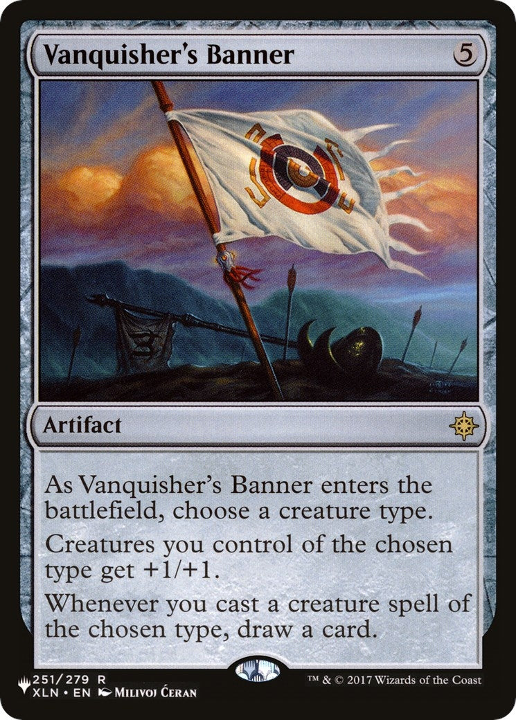 Image for Vanquisher's Banner (251) (The List Reprints) - Magic: The Gathering