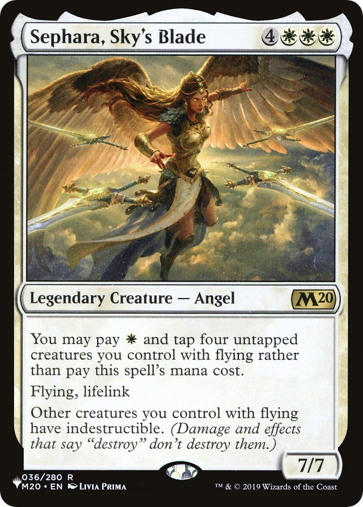 Image for Sephara, Sky's Blade (36) (The List Reprints) - Magic: The Gathering