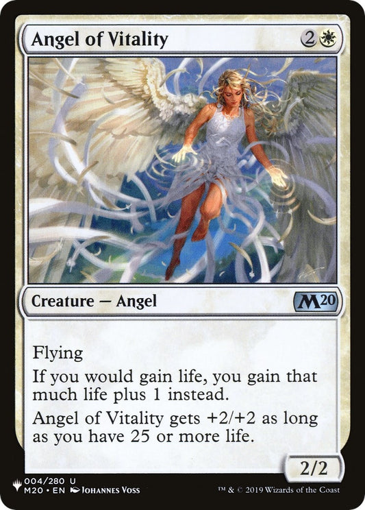 Image for Angel of Vitality (4) (The List Reprints) - Magic: The Gathering