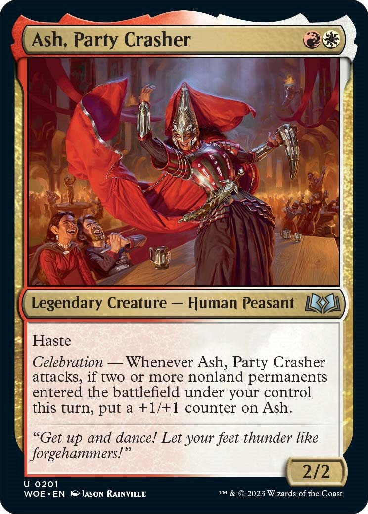 Image for Ash, Party Crasher (201) (Wilds of Eldraine) - Magic: The Gathering