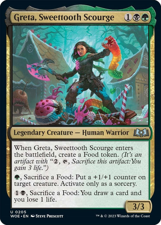 Image for Greta, Sweettooth Scourge (205) (Wilds of Eldraine) - Magic: The Gathering