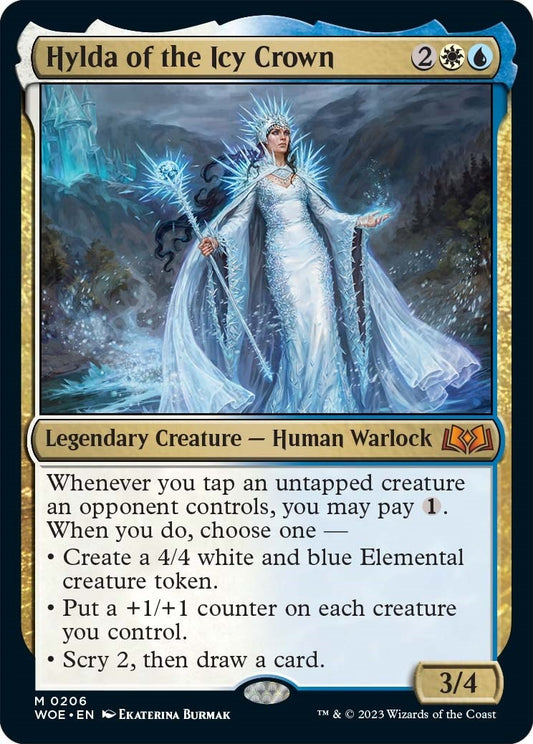 Image for Hylda of the Icy Crown (206) (Wilds of Eldraine) - Magic: The Gathering