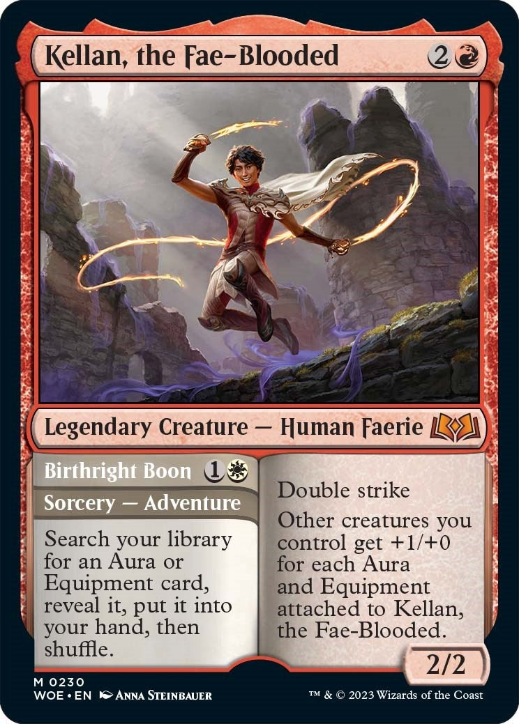 Image for Kellan, the Fae-Blooded (230) (Wilds of Eldraine) - Magic: The Gathering