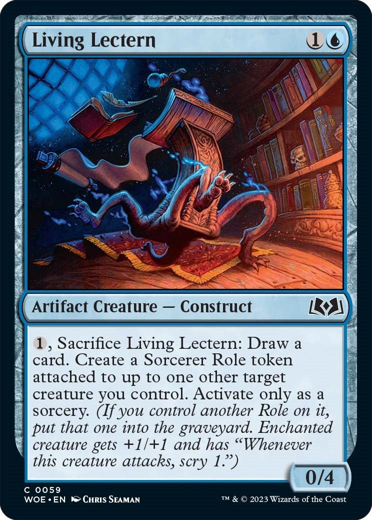 Image for Living Lectern (59) (Wilds of Eldraine) - Magic: The Gathering