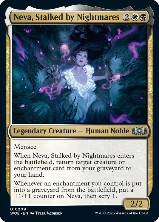 Image for Neva, Stalked by Nightmares (209) (Wilds of Eldraine) - Magic: The Gathering