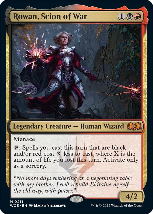 Image for Rowan, Scion of War (211) (Wilds of Eldraine) - Magic: The Gathering