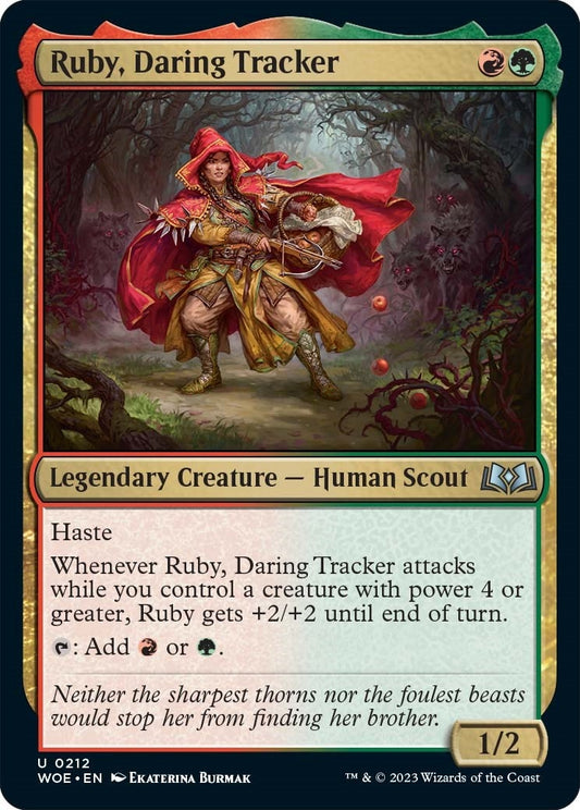 Image for Ruby, Daring Tracker (212) (Wilds of Eldraine) - Magic: The Gathering
