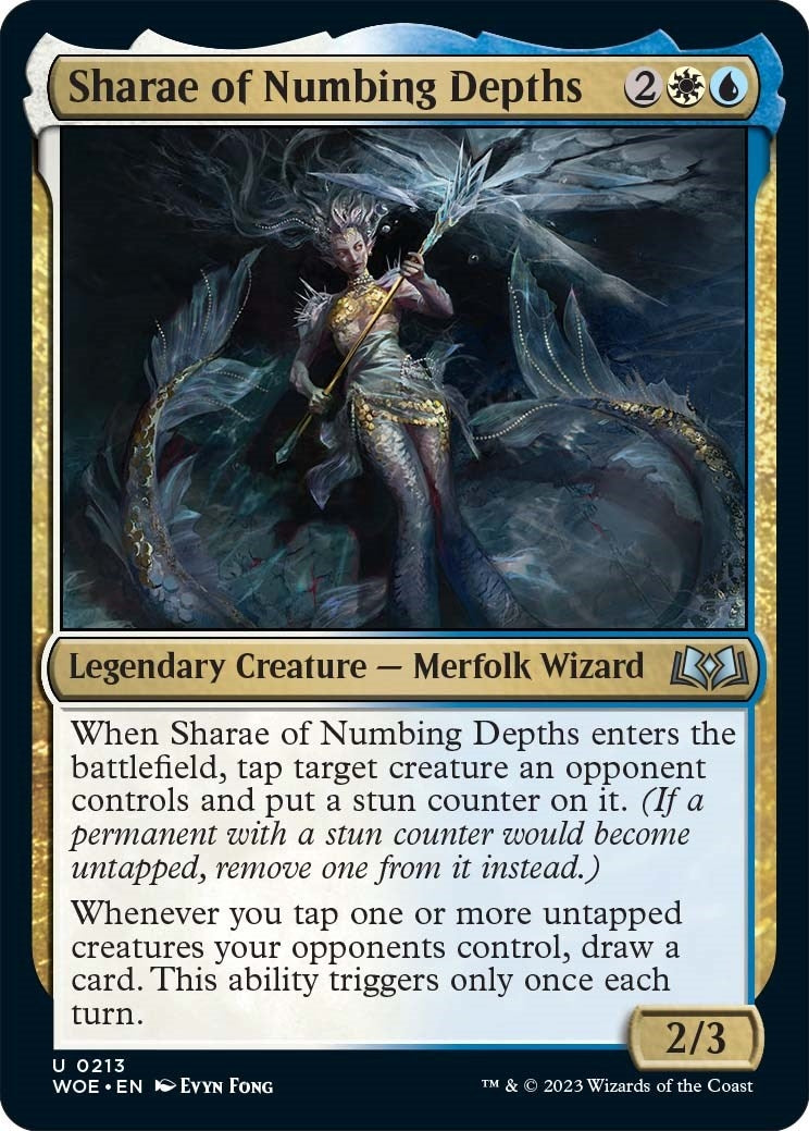 Image for Sharae of Numbing Depths (213) (Wilds of Eldraine) - Magic: The Gathering