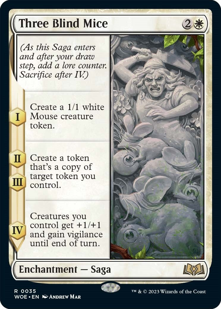 Image for Three Blind Mice (35) (Wilds of Eldraine) - Magic: The Gathering