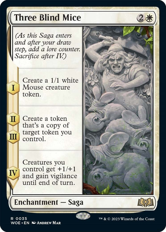 Image for Three Blind Mice (35) (Wilds of Eldraine) - Magic: The Gathering