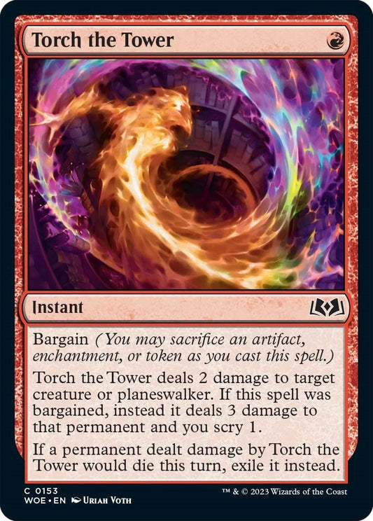 Image for Torch the Tower (153) (Wilds of Eldraine) - Magic: The Gathering