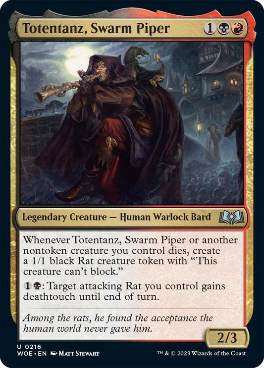 Image for Totentanz, Swarm Piper (216) (Wilds of Eldraine) - Magic: The Gathering