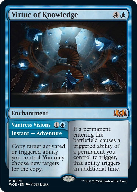 Image for Virtue of Knowledge (76) (Wilds of Eldraine) - Magic: The Gathering