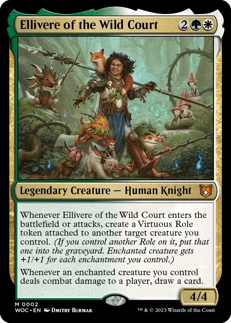 Image for Ellivere of the Wild Court (2) (Commander: Wilds of Eldraine) - Magic: The Gathering