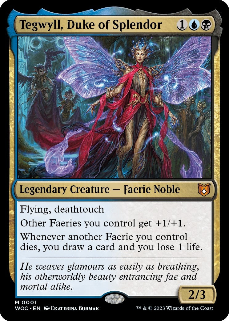 Image for Tegwyll, Duke of Splendor (1) (Commander: Wilds of Eldraine) - Magic: The Gathering