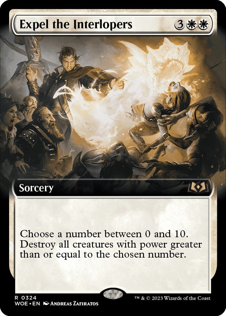 Image for Expel the Interlopers (Extended Art) (324) (Wilds of Eldraine) - Magic: The Gathering