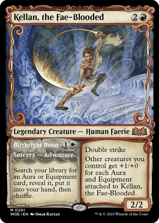 Image for Kellan, the Fae-Blooded (Showcase) (291) (Wilds of Eldraine) - Magic: The Gathering
