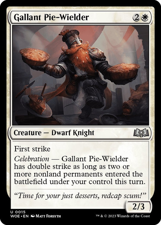 Image for Gallant Pie-Wielder (15) (Wilds of Eldraine) - Magic: The Gathering